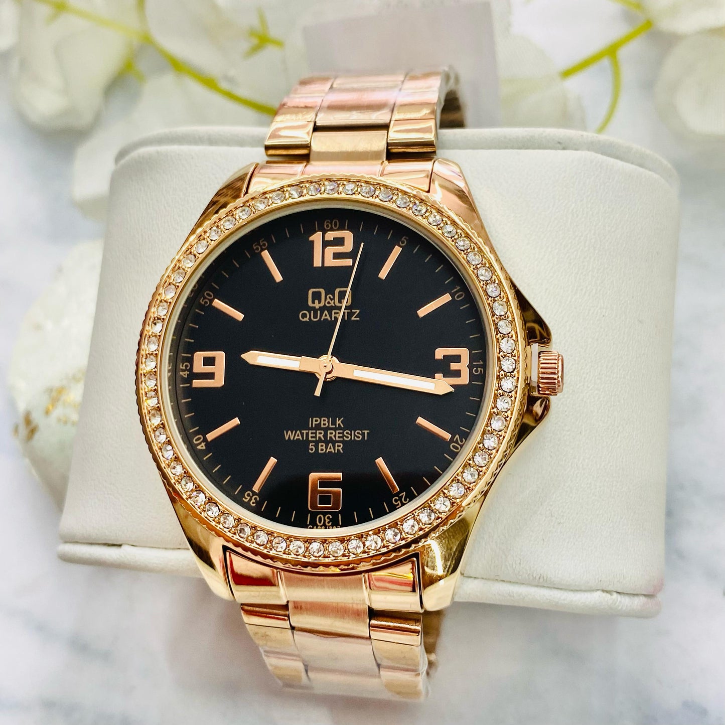 RELOJ Q&Q DAMA PIEDRAS